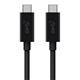 Belkin F2CU052BT1M-BLK USB cable 1 m 3.2 Gen 1 (3.1 Gen 1) USB C Black
