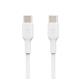 Belkin CAB003BT1MWH USB cable 1 m USB C White