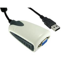 Cables Direct USB2-VGA3 cable interface/gender adapter USB 2.0 VGA Black,White