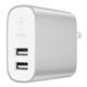 Belkin BoostCharge Indoor Silver,White