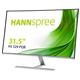 Hannspree HS 329 PQB LED display 80 cm (31.5") 2550 x 1440 pixels Quad HD Flat Aluminium,Black