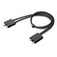 Lenovo 4X90U90616 cable interface/gender adapter USB-C, DC USB-C, DisplayPort Black