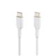 Belkin CAB003BT2MWH USB cable 2 m USB C White