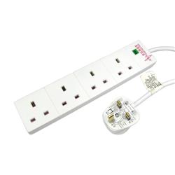 Cables Direct RB-05M04SPD surge protector 4 AC outlet(s) 220-240 V 5 m White