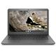 HP Chromebook 14A G5 Gray 35.6 cm (14") 1366 x 768 pixels 7th Generation AMD A4-Series APUs 4 GB DDR4-SDRAM 32 GB eMMC Wi-Fi 5 (802.11ac) Chrome OS