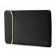 HP 14" Neoprene Reversible Sleeve notebook case 35.6 cm (14") Sleeve case Black,Gold
