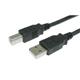 Cables Direct USB2-102K USB cable 2 m 2.0 USB A USB B Black