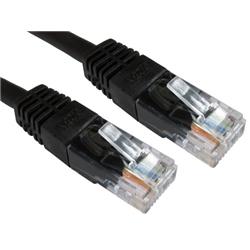 Cables Direct ERT-600K networking cable 0.5 m Cat6 U/UTP (UTP) Black