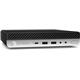 HP EliteDesk 800 G4 8th gen Intel Core i5 i5-8500T 8 GB DDR4-SDRAM 256 GB SSD Mini PC Black,Silver Windows 10 Pro