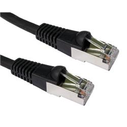Cables Direct 3m CAT6a, M - M networking cable S/FTP (S-STP) Black