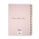Pukka Ballerina Hardcover Notebook B5 Pink Check (Pack of 3) 9377-CD