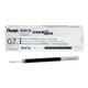 Pentel Refill for Pentel EnerGel Pens 0.7mm Tip Black (Pack 12) - LR7-AX