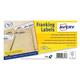 Avery Franking Label QuickDRY 140x38mm 1 Per Sheet Kraft Brown (500 Pack) FL17