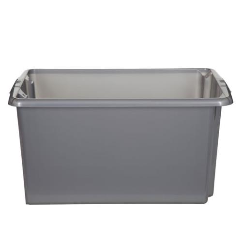 Stack And Store 52 Litres Large Silver Storage Box S01L801 - S01L801 ...