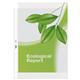 Rexel Ecodesk Multi Punched Pocket Polypropylene A4 100 Micron Top Opening Embossed Clear (Pack 25) 2102242
