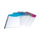 Rapesco Ring Binder Popper Wallet A4 Assorted (5 Pack) 1630