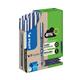 Pilot Begreen V7 Hi-Tecpoint Cartridge System Liquid Ink Rollerball Pen Recycled 0.7mm Tip 0.5mm Line Blue Greenpack (Pack 10+30 Refills) - WLT556268