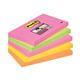 Post-it Super Sticky Notes 76x127mm Capetown Rainbow Ref 655SN [Pack 5]