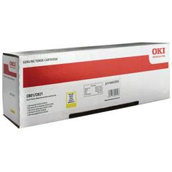 Oki Yellow Toner Cartridge (7,300 Page Capacity) 44643001