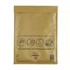 Mail Lite Bubble Lined Postal Bag Size G/4 240x330mm Gold (Pack of 50) MLGG/4