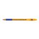 Bic Orange Grip Ball Pen Translucent 0.8mm Tip for 0.2mm Line Blue Ref 811926 - Pack 20