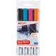Edding 95 Glass Markers Assorted with Black (Pack of 4) 4-95-5-999
