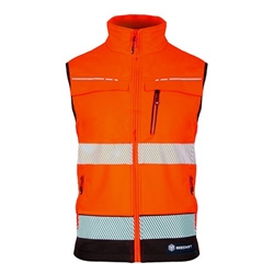 Beeswift Deltic High Visibility Gilet Two-Tone Orange/Black 4XL BSDBWTTORBL4XL