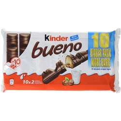 Kinder Bueno Chocolate Wafer Bars 10 X 43G