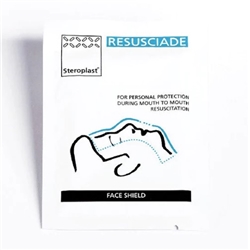 Resuscitation Shield Disposable with Mouthpiece - Individual