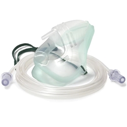 Medium concentration EcoLite paediatric mask with tubing 2.1m - Single