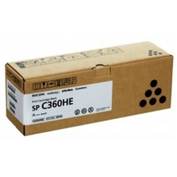 Ricoh SPC360 Hi Yld Black Toner 408184 SPC360HE