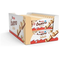 Kinder Bueno White Chocolate Bar, 30 x 39g