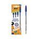 Bic Cristal Ballpoint Pen Medium Blue (Pack of 4) 516332
