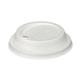 Moulded Fibre Coffee Cup Lid 12 to 16oz White (Pack of 1000) D06032