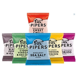 Pipers crisps mixed case 24x40g