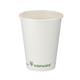 Single Wall Coffee Cup PLA Lined 12oz White (Pack of 1000) B01023