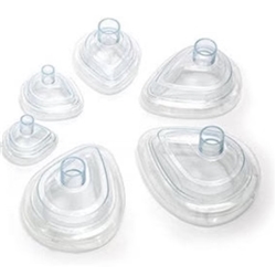 Economy, anaesthetic face mask, size 1, infant, no hook ring, 15M x40