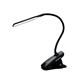 Alba LED Wireless Desk Lamp with Desk Top Clamp Black LEDCLIP N