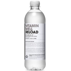 VITAMIN WELL - RELOAD - LEMON & LIME - 12X500ML