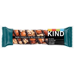 KIND BAR - DARK CHOCOLATE, NUTS & SEA SALT - 12X40G
