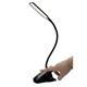 Alba LED Wireless Desk Lamp with Desk Top Clamp Black LEDCLIP N