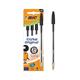 Bic Cristal Ballpoint Pen Medium Black (Pack of 4) 516335
