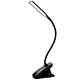 Alba LED Wireless Desk Lamp with Desk Top Clamp Black LEDCLIP N