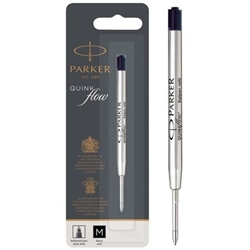 Parker Quink Flow Ballpoint Refill for Ballpoint Pens Medium Black(Single Refill) - 1950369