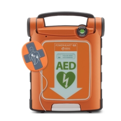 Cardiac Science Powerheart G5 AED Semi Automatic Defibrillator with Pads with Intellisense CPR Device