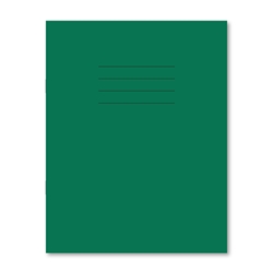 Hamelin Exercise Book 229x178 48 Pages 10mm Squared Dark Green (Pack of 100)
