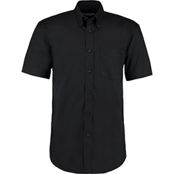 Men's Oxford Shirt S/Slv Black 17.5