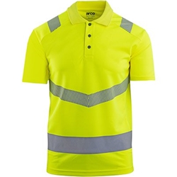 Arco Responsible Hi-Vis S/S Polo Yel 4XL