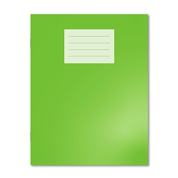 Oxford Exercise Book 229X178 80 Pages 8mm Ruled and Margin Light Green (Pack of 100)