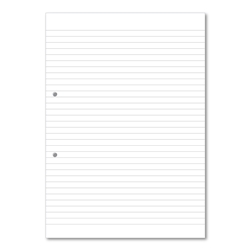 Loose Leaf A4 8mm Ruled Punched 2 Hole 75gsm Exercise Paper (5 Reams)
